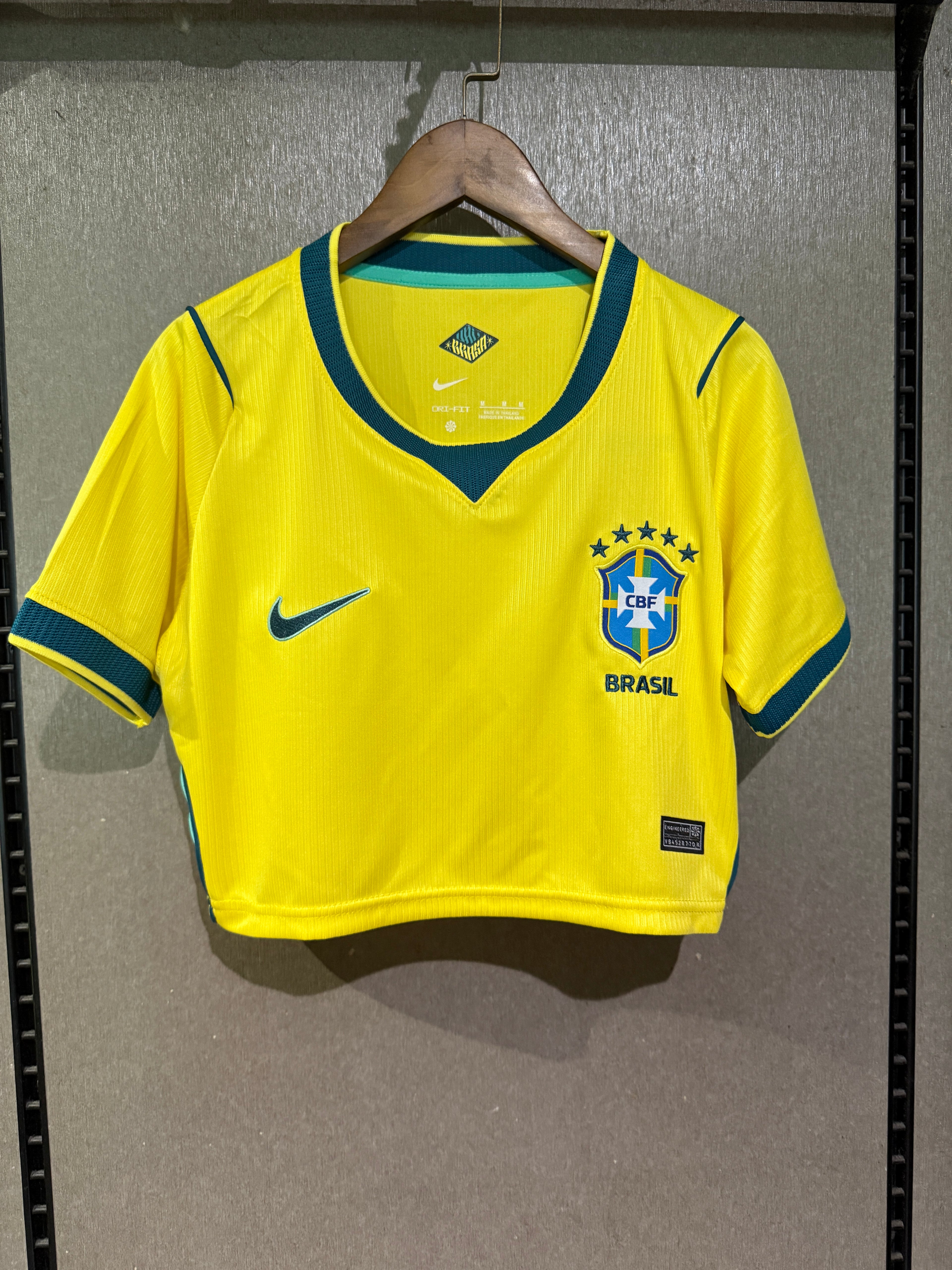 Brazil Women World Cup 26 Home Crop Top 🇧🇷