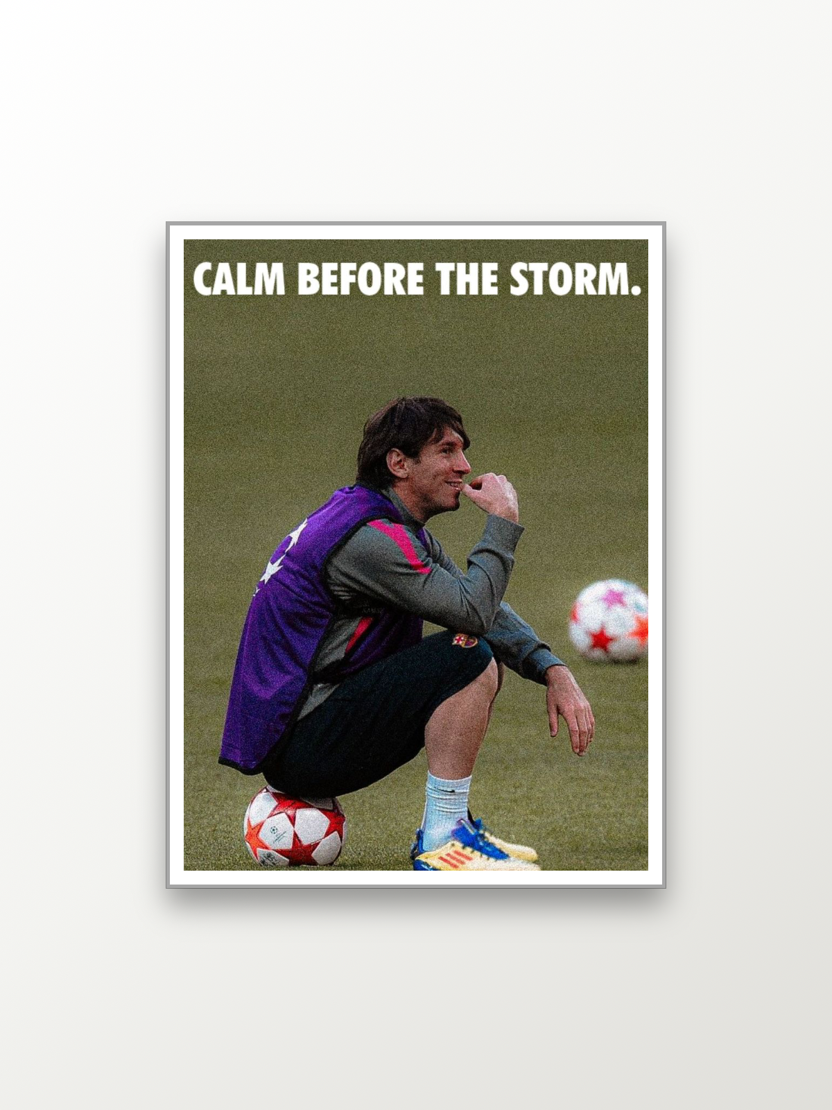 Messi:CALM BEFORE THE STORM