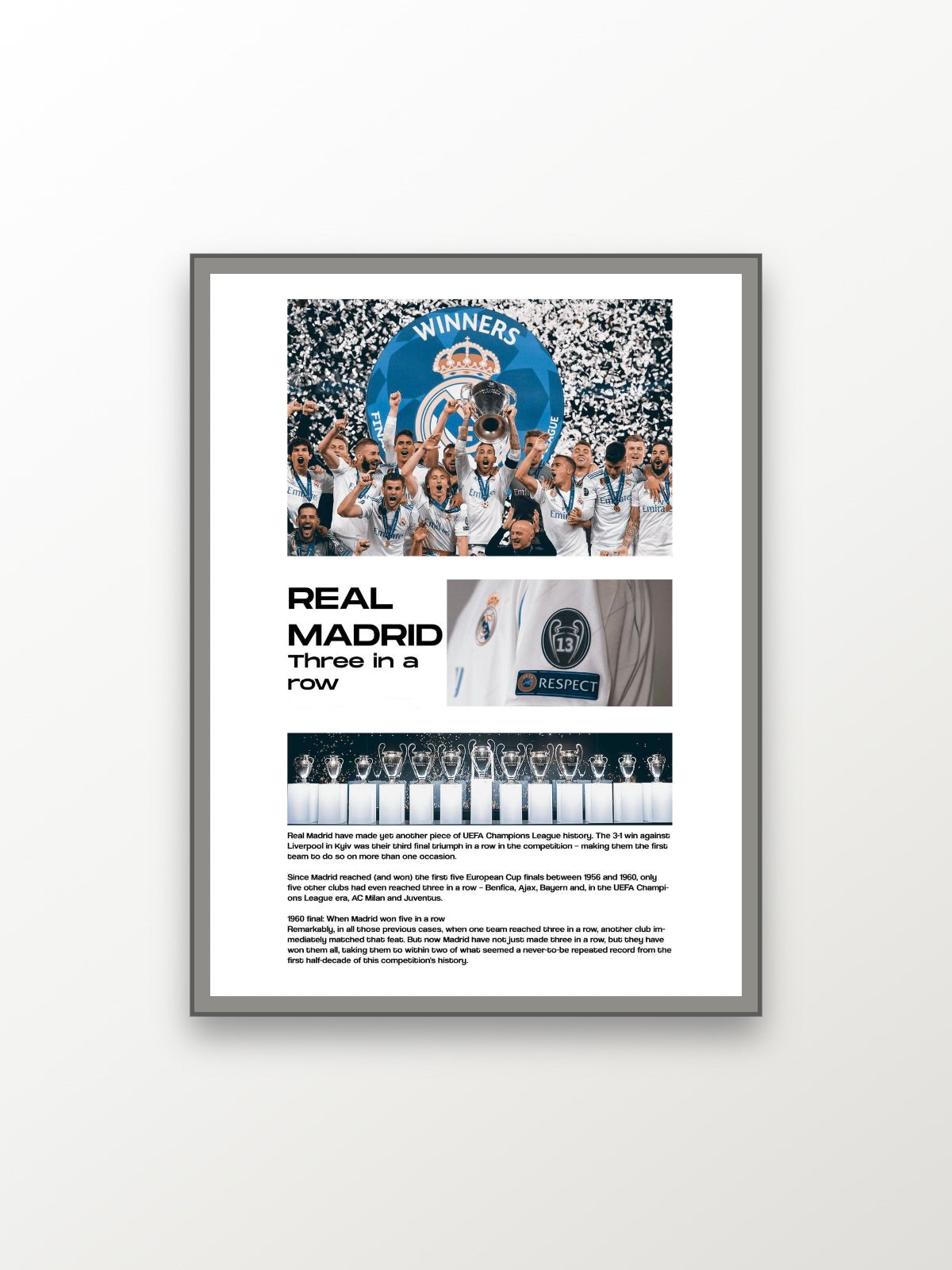REAL MADRID: THREE IN A ROW