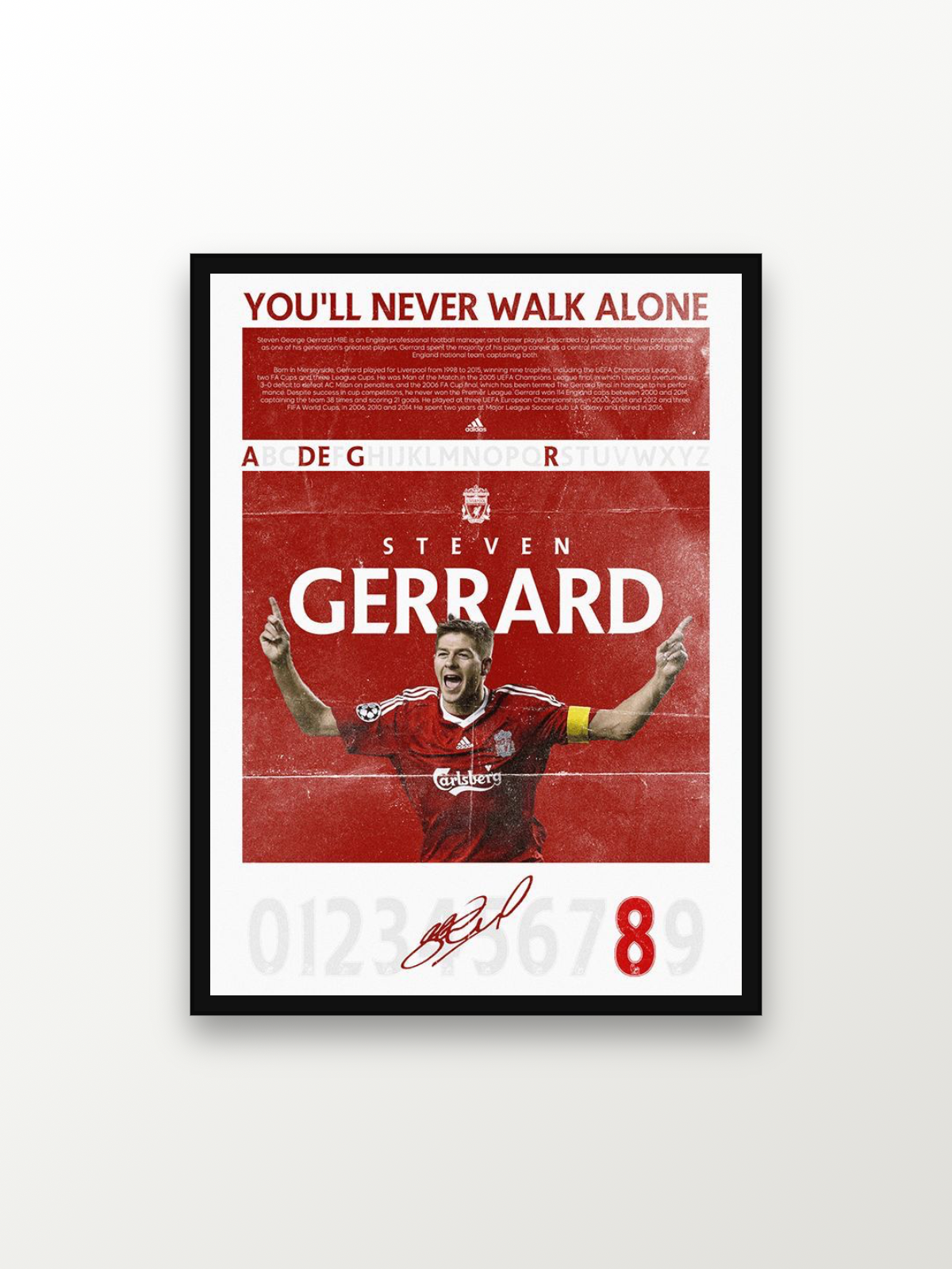 Liverpool: GERRARD 8 YOU’LL NEVER WALK ALONE